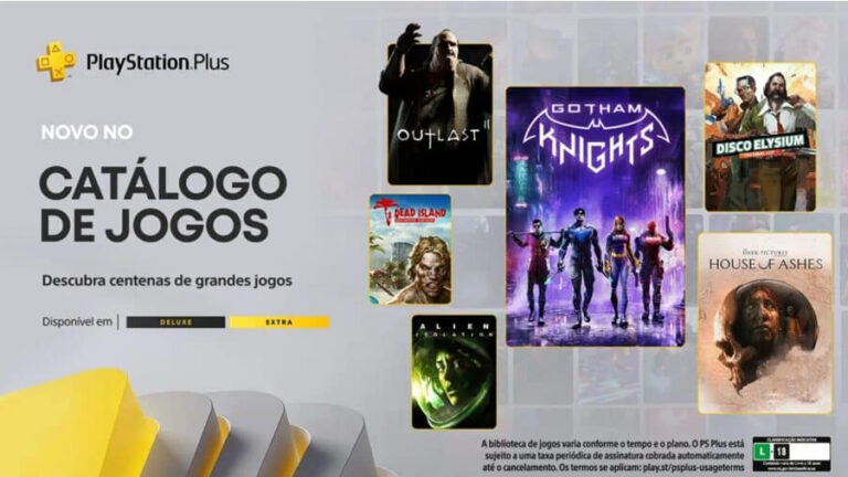 Novos jogos da PS Plus Extra e Deluxe já estão disponíveis