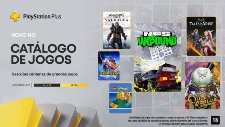 Novos jogos do PS Plus Extra e Deluxe de fevereiro estão disponíveis