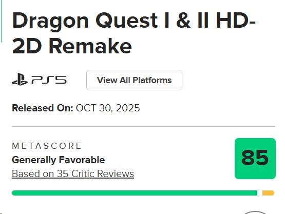 DRAGON QUEST I & II HD-2D Remake