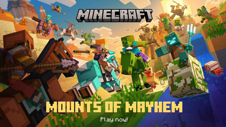 Minecraft: Nova atualização Mounts of Mayhem chega com batalhas em montarias