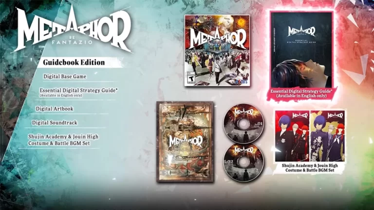 Metaphor: ReFantazio – Edição Guidebook é lançada pela ATLUS; veja detalhes