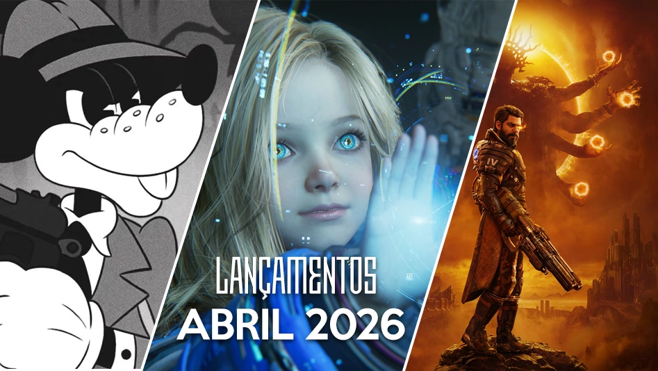 Lançamentos de Games para PS5 e PS4 em Abril de 2026