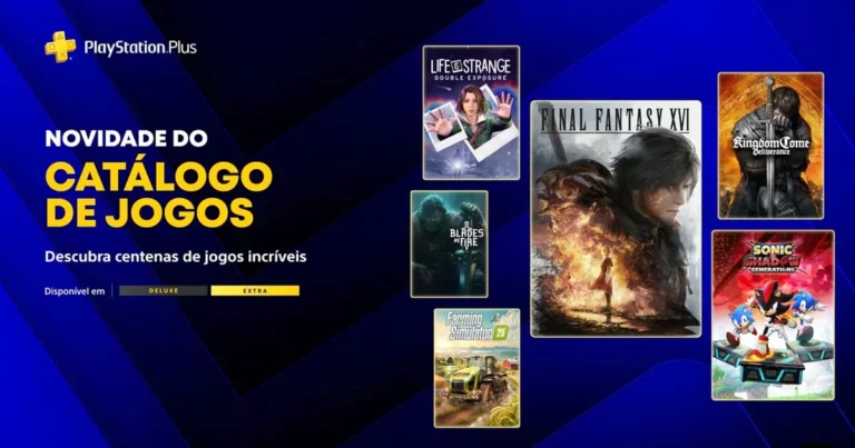 PS Plus Extra e Deluxe: Sony revela jogos de junho 2026