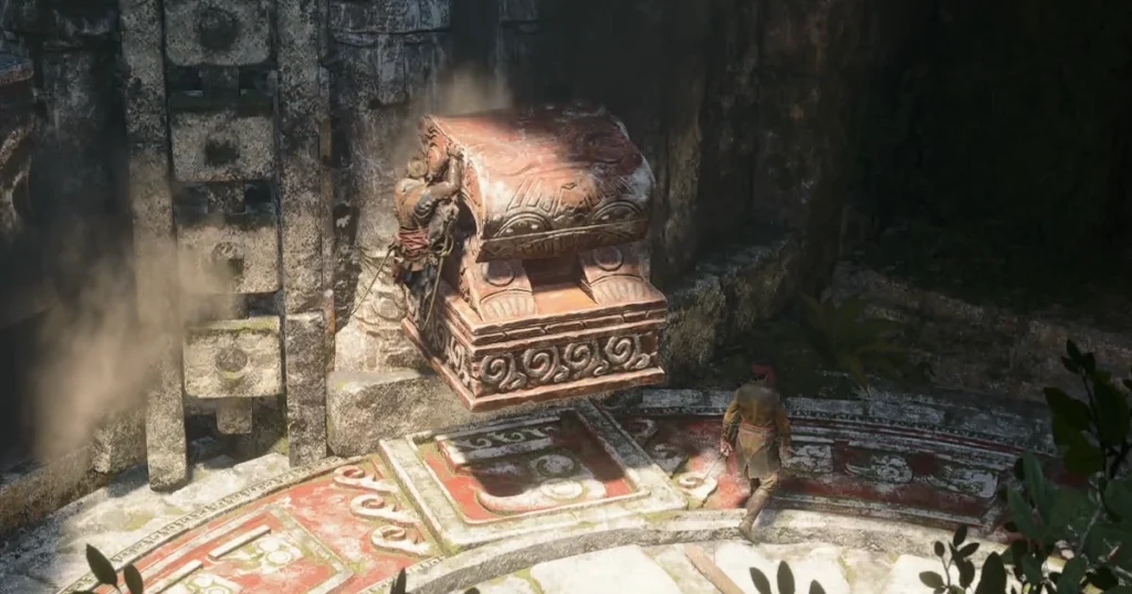 Piso giratório colorido do templo em Assassin's Creed Black Flag Resynced.