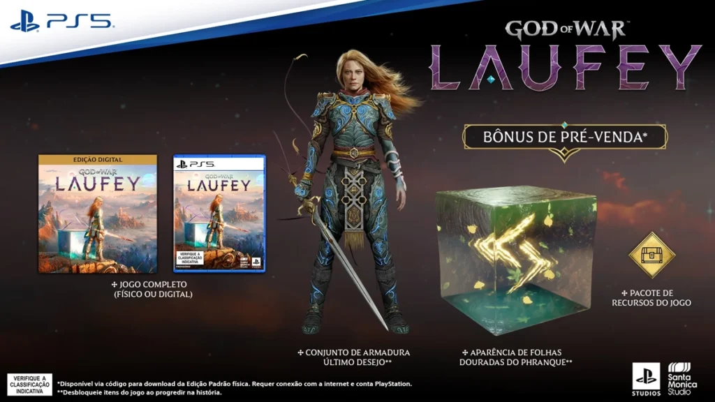 God of War Laufey – Bônus de Pré-Venda