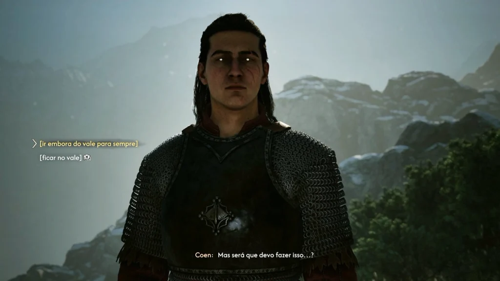 The Blood of Dawnwalker ir embora do vale