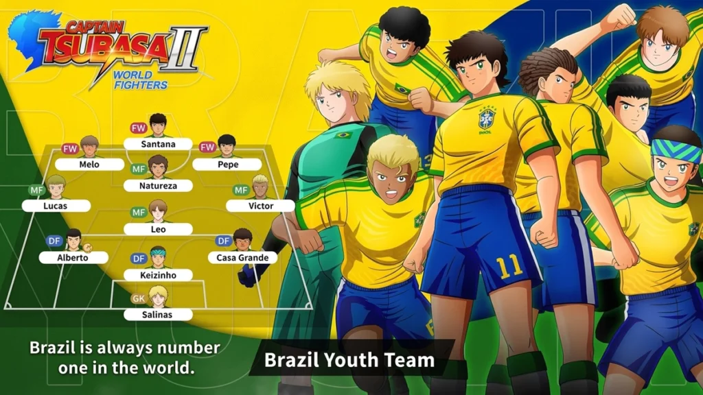 captain tsubasa 2 world fighters 2 Brasil