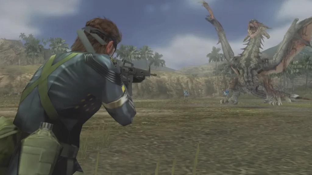 metal gear solid peace walker monster hunter